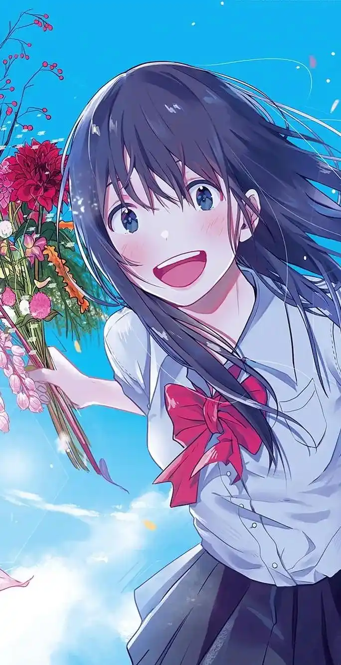 送你一张壁纸 #动漫壁纸 #抖音图文 #二次元少女 - 抖音