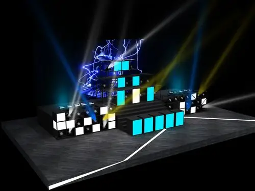 尖叫箱主题舞台设计scream box万圣节电音派对stage 在琶醍倾力打造