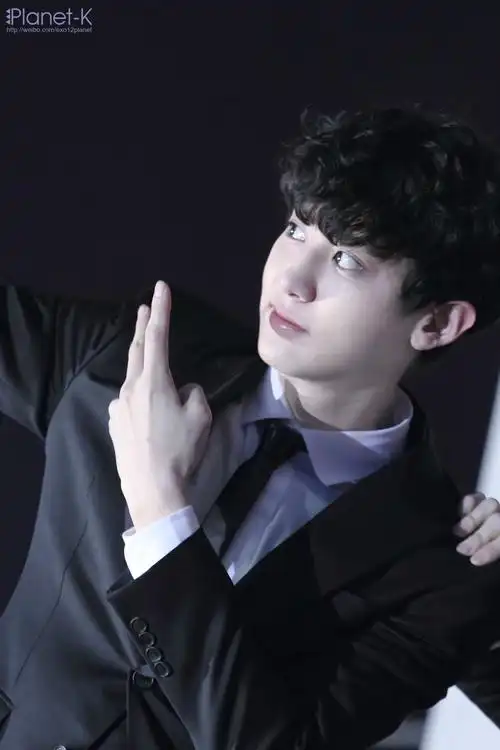 朴灿烈 chanyeol exo k 剪刀手