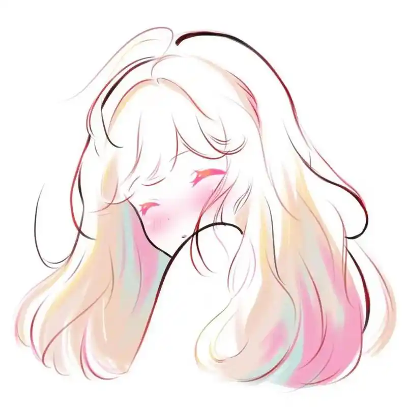 极简头像 · 喜欢是藏不住的! 真的太爱了  只能说美! 忍不住临摹