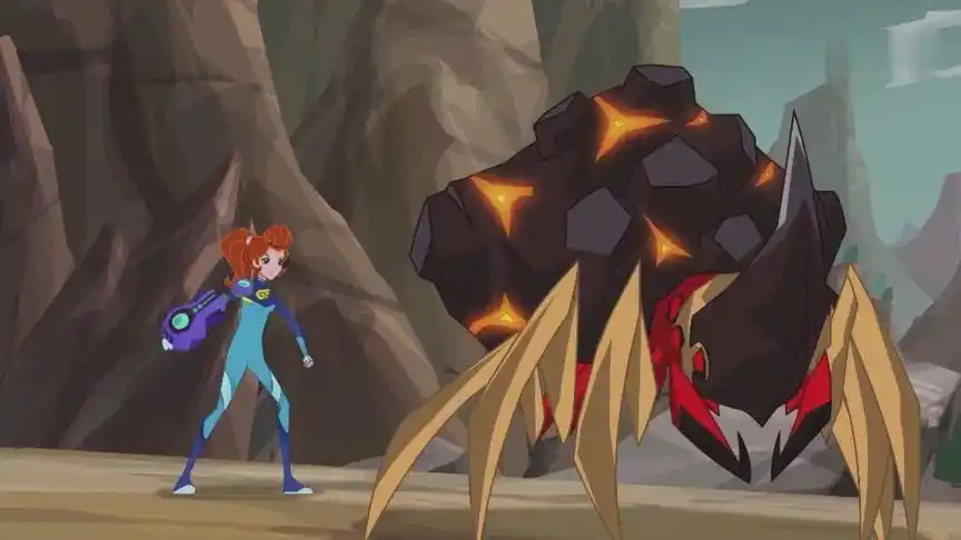 姗姗组合出的黑翼铠角兽霸气外露,对手没实力招架