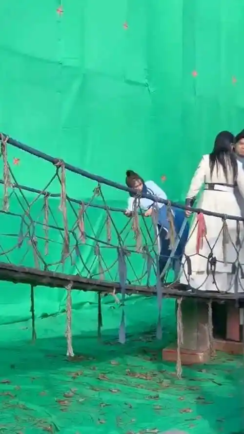 古装剧拍戏现场原来这个场景竟然是特效网友被骗了好多年