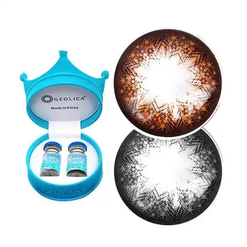 韩国geo星光系列年抛彩色隐形眼镜1片装145mm