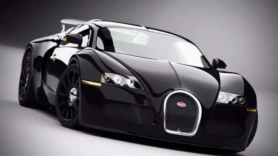 霸气黑色布加迪壁纸_成熟稳重车型