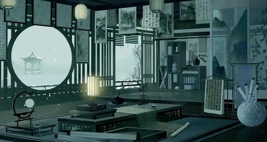 古风室内场景
