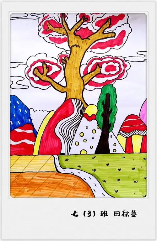 非常漂亮好画的创意儿童绘画作品欣赏-图2