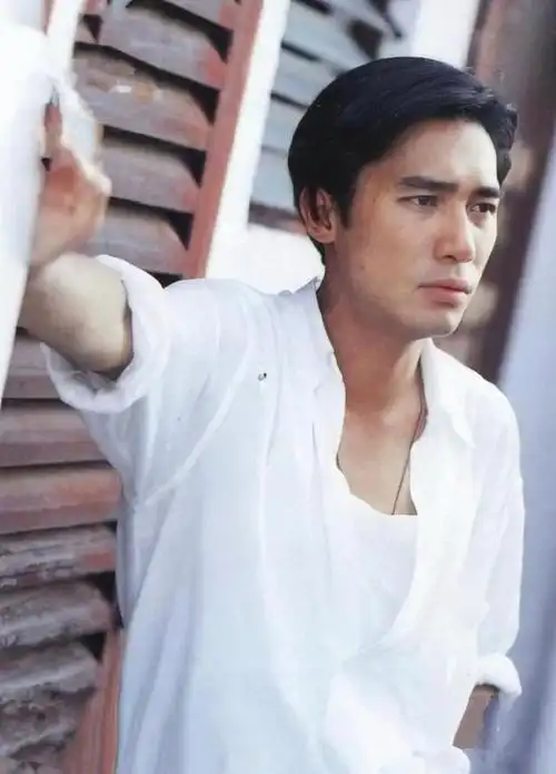 五官精致,梁朝伟有着自己专属的魅力,就算皮肤不白皙,脸型轮廓不明显