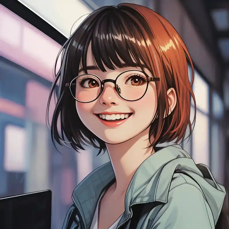 97女孩们的独特魅力|戴眼镜的女生头像 每个戴眼镜的女孩都有一种