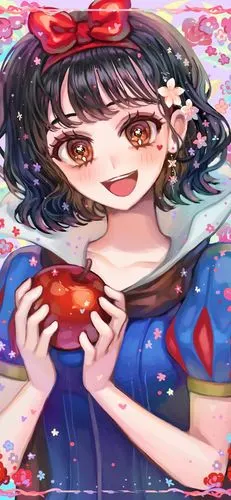 迪士尼公主手绘美图抖音最火仙女壁纸(2)