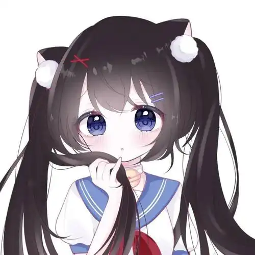 仙气可爱动漫女生头像_百花