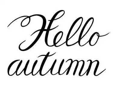 在白色背景下隔离的hello矢量符号你好,冬天,手绘季节性贺卡的字母