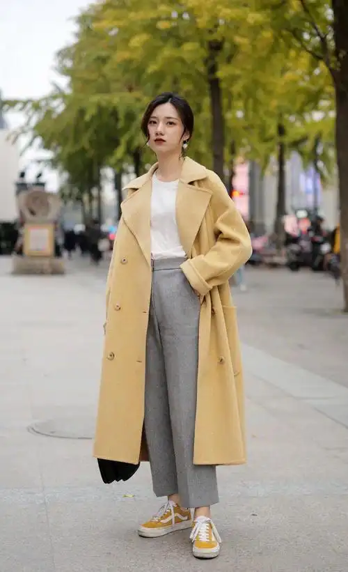 身高155左右女生,这两种"长度"的大衣尽量少穿,显矮还显胖