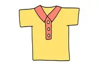 半袖简笔画图片