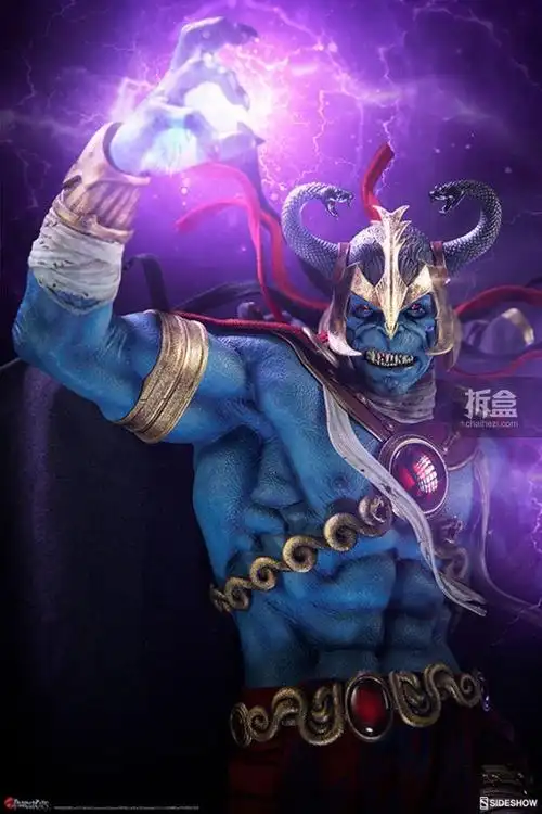 sideshow《霹雳猫》thundercats 恶魔王木乃伊mumm-ra 22寸雕像