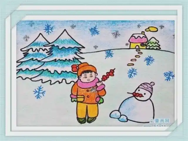 香坊区图书馆"雪娃娃"绘画展