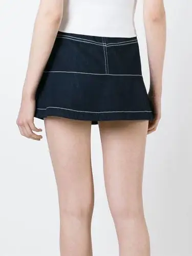 超短牛仔半身裙