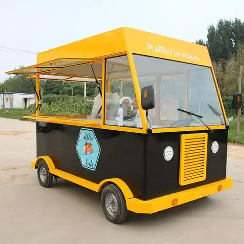 0成交2台庙会仿古小吃车手推车街边地摊早餐车摆摊商用卖饭团多功能