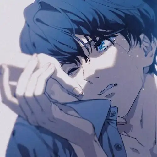 高冷动漫男头不介意你来得早但一定要是你