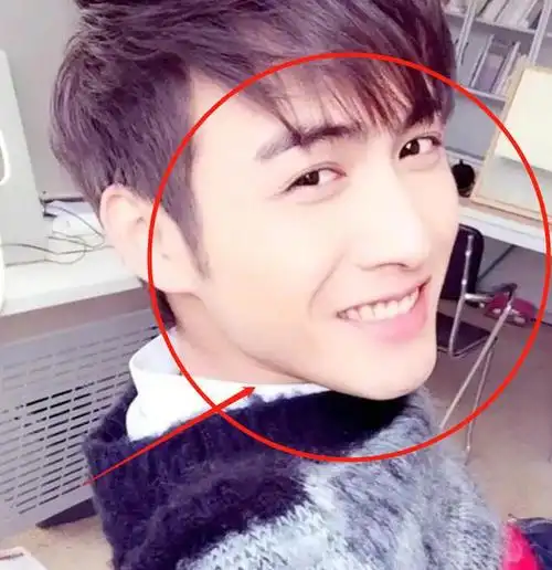 张彬彬早期旧照被扒截图放大看清他的五官长相是否整容很显然