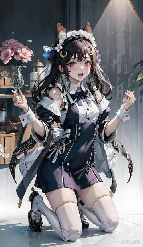 女仆装动漫少女壁纸背景图片高清