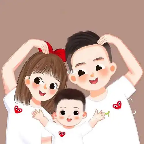 一家三口亲子头像