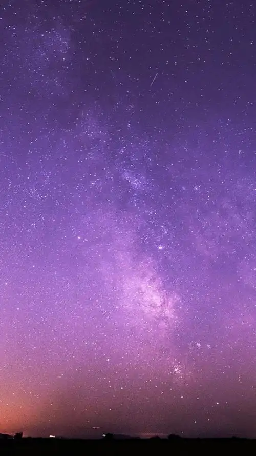 唯美星空银河,高清图片,手机锁屏桌面-壁纸族