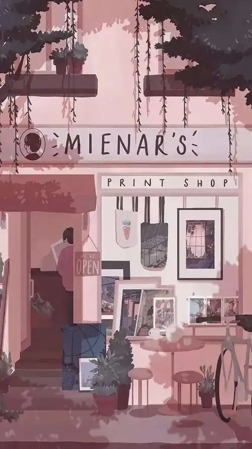 日系ins风城市街道壁纸