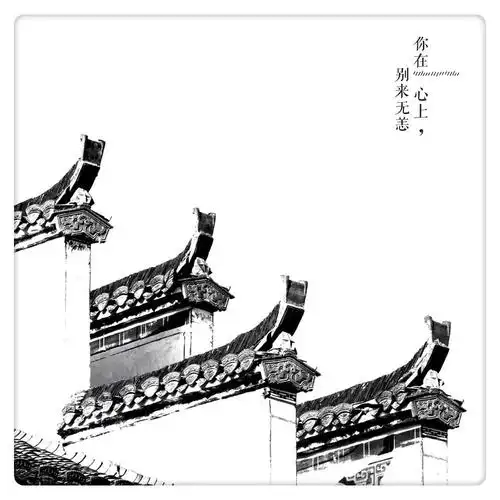 错落有致,黑白辉映的马头墙,也会使人得到一种明朗素雅和层次分明的