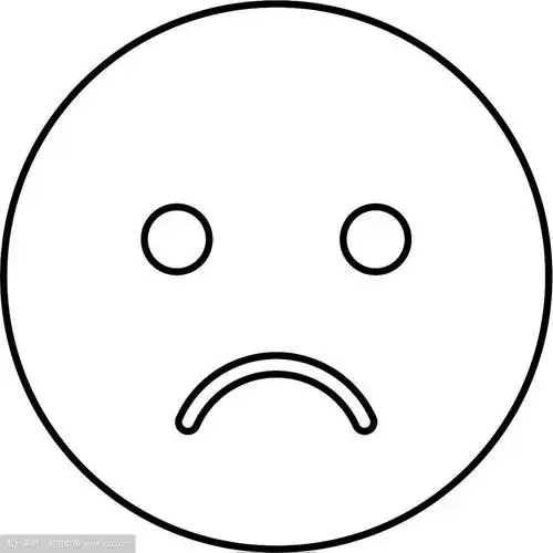 悲伤的脸孤立的图标