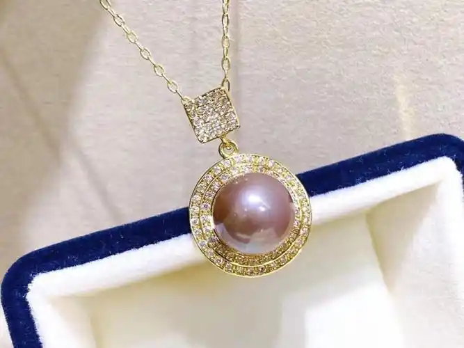 14k注金天然淡水珍珠大牌吊坠,年底回馈:二八09215三条(款式任选)