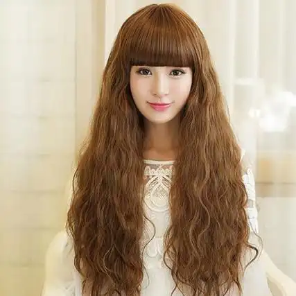 长发玉米烫染发 显白灰色系棕色系