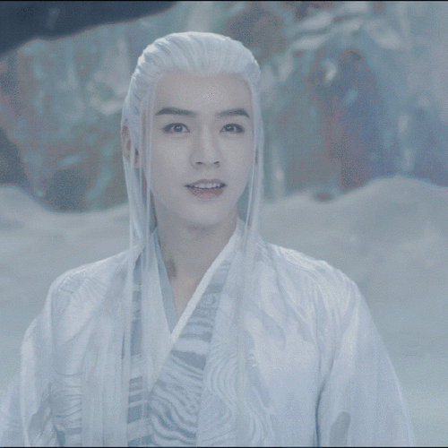 龚俊新剧白发造型##龚俊狐妖白发造型