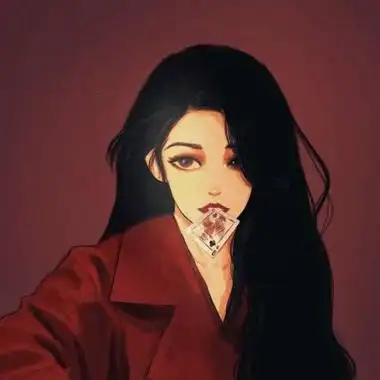 手绘成熟女人味头像高清好看的成熟气质女头高清手绘图片