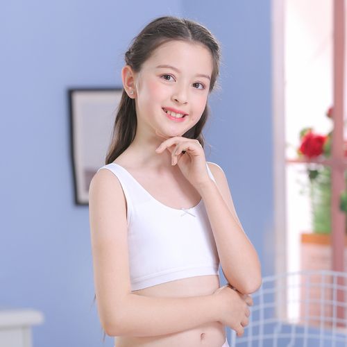 厂家直销纯棉女童小背心少女内衣小学生发育期大童女孩文胸批发