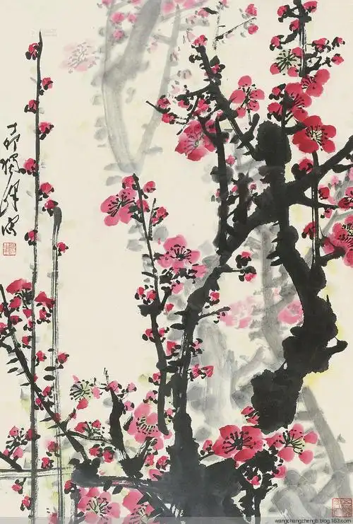 黄独峰花鸟作品欣赏