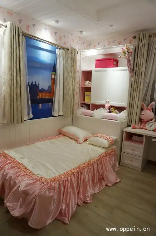 作品标题女孩粉色儿童房间图片