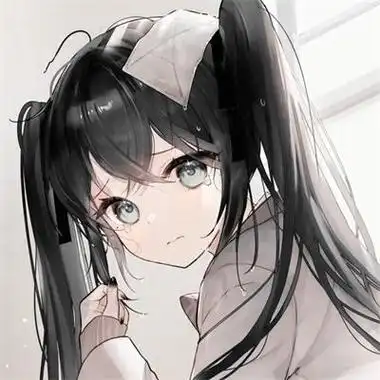 可爱呆萌卡通女生头像二次元清纯可爱女头卡通图片