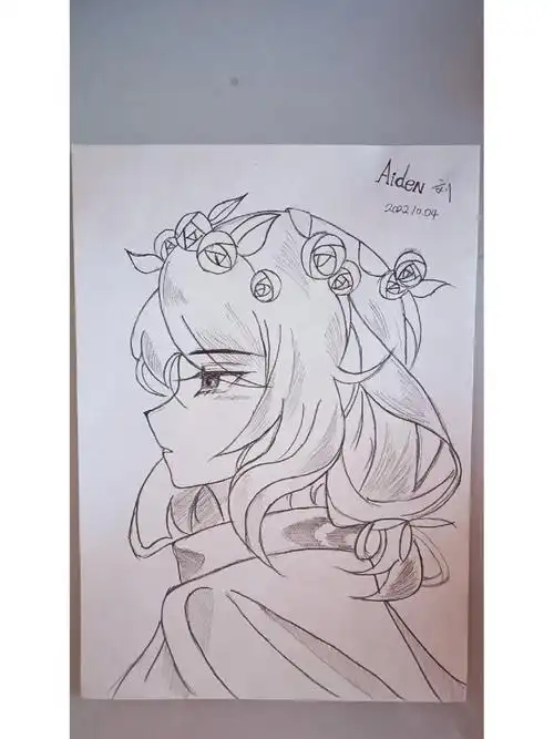 今日绘画作业临摹小红书大佬的作品