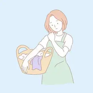 洗衣服干净图片