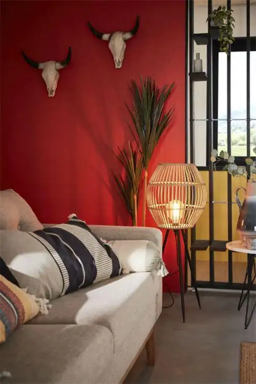 日出江花红胜火丨艺术涂料红色系墙面装饰颜色指南