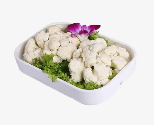 盘子中的菜花素材图片