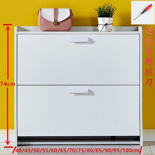 全尺寸超薄两翻斗矮鞋柜现代简约家用门口进门经济省空间简易鞋柜