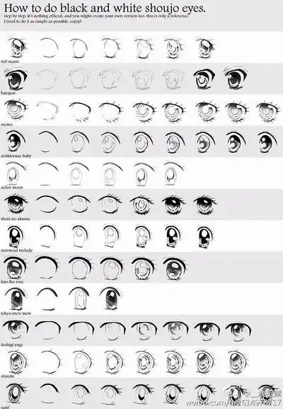 手绘,教程,铅笔画眼睛.