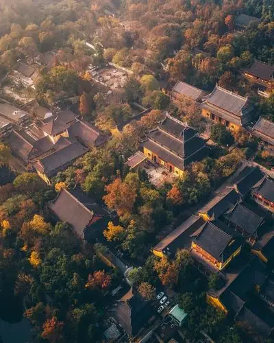 灵隐寺航拍.图源:图虫创意