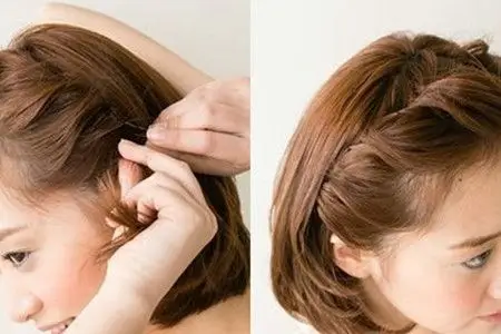 短发鱼骨辫图片选择适合自己的一款造型