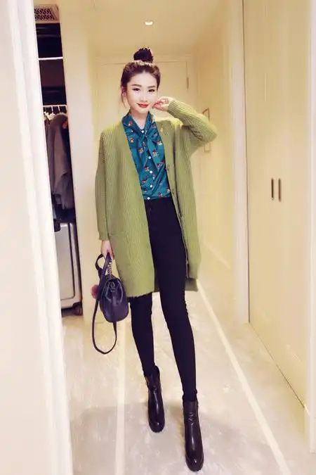 穿衣搭配技巧超时尚的毛衣开衫