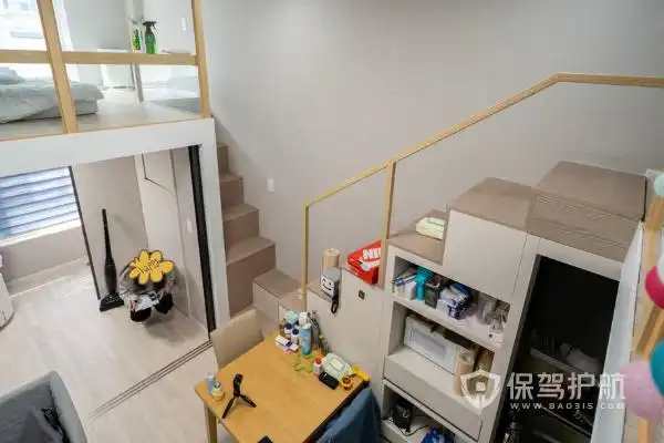 40平两室复式楼的效果图--整体布局40平米的复式户型在公寓家装中会