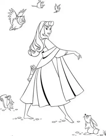 卡通人物简笔画图片大全长发公主乐佩迪士尼公主人物简笔画教程步骤