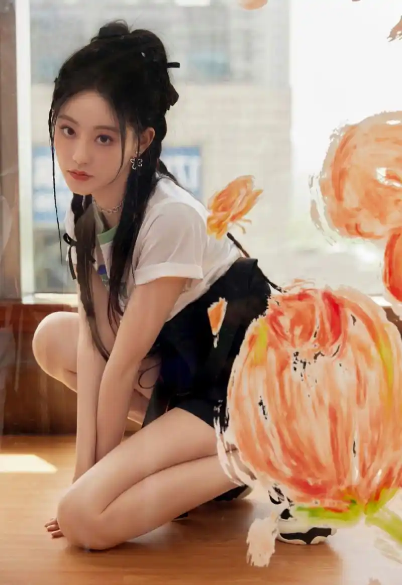 #祝绪丹# 百变小仙女,清纯可爱,甜美迷人