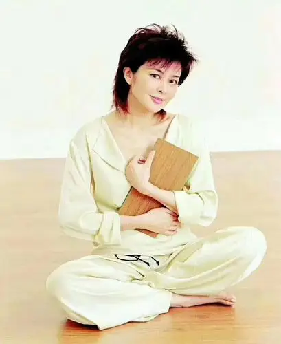 关之琳为德尔地板代言,行业第一创举.